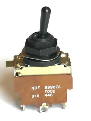 MIL SPEC 2 POLE BIAS SPRING RETURN CHANGE OVER TOGGLE SWITCH BS9572-F002 fd7b15