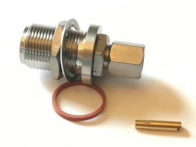 OMNI SPECTRA N TYPE FEMALE FOR 0.25" SEMI RIGID COAX OSN-410-5SF ad1J30
