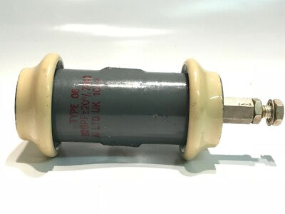 820PF 10KV VINTAGE A.I.LTD RF RADIO TRANSMITTER DOOR KNOB CAPACITOR fbd2cc