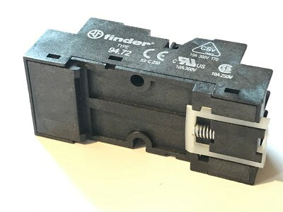 FINDER 94.72 DIN RAIL 14 PIN RELAY BASE SOCKET FOR TYPE 55 56 RELAYS ae1v1