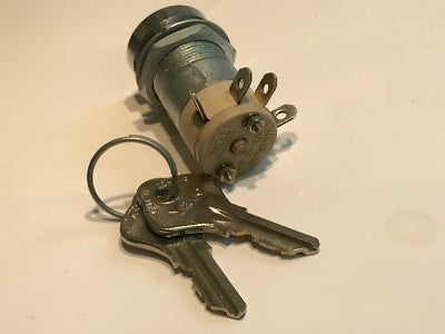 KEY SWITCH SECURITY YALE KEYSWITCH 250V 2A NORMALLY OPEN & CLOSED CONTACTS blb92