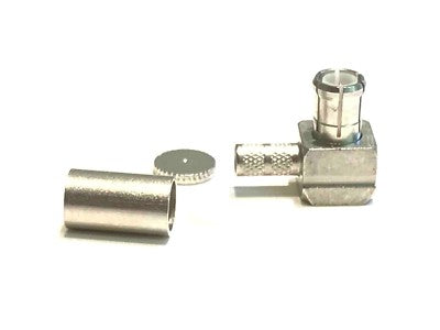 SUHNER QUALITY MCX PLUG RIGHT ANGLE MALE CRIMP 16MCX-50-2-106/133 (x1) ad1J5