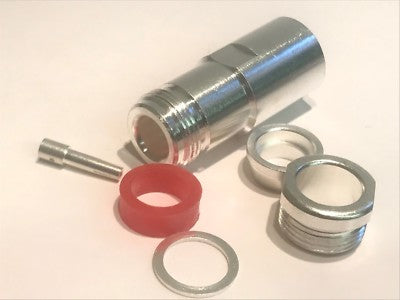 MULTICOMP CABLE MOUNT N TYPE FEMALE PREMIUM QUALITY FREE SOCKET 50 OHM blb68
