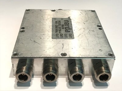NARDA 3372A-4 N TYPE 4 WAY RF 30W POWER DIVIDER 800MHz - 2500MHz ac1b41
