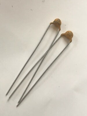 400pF 1000V VINTAGE CENTRALAB 1KV DISC CERAMIC CAPACITOR (x4) fd6d28