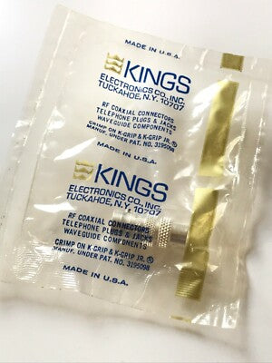 KINGS BNC FEMALE TO MINIATURE BNC MALE 75 OHM RF ADAPTOR KM-91-03 fd5f98