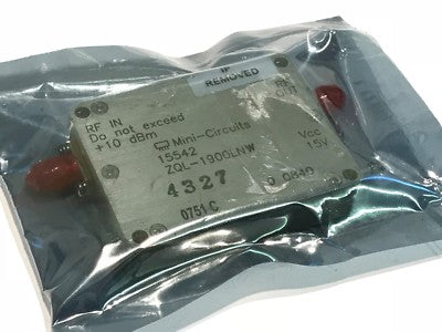 MINI-CIRCUITS ZQL-1900LNW HIGH GAIN LNA 1.7 - 2.0Ghz +37dBm RF AMP fbb16~2