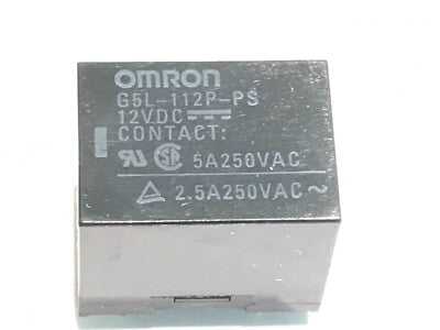 12V RELAY OMRON G5L-112P-PS 5A 250V CONTACTS fd1e1