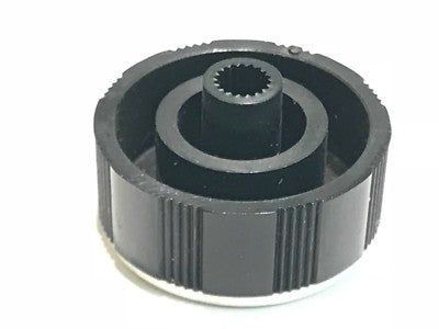 RADIO KNOB FOR SPLINED SHAFT CONTROLS 30mm DIAMETER (X1) fab30