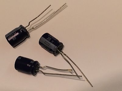 220UF 35V MINIATURE RADIAL ELECTROLYTIC (x5) fbc4c7
