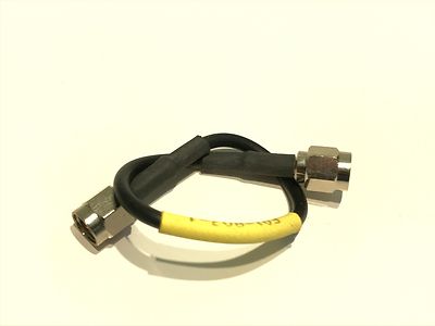 SMA MALE TO SMA PLUG ON 13CM OF THIN RG174 COAX BY MARCONI TOP QUALITY ae1y26