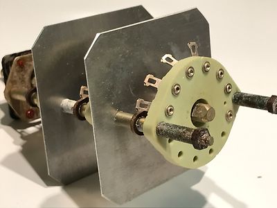 3 POLE 6 WAY VINTAGE CERAMIC ROTARY WAFER SWITCH MILITARY SPEC fbb1c
