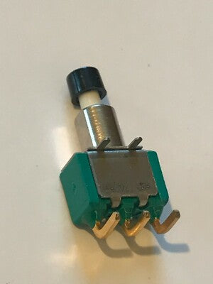 EATON MINI SINGLE POLE SPCO MILITARY SPEC PUSH SWITCH WITH PCB PINS fcb29.25