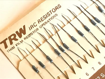 TRW RN55E3900F 390 OHM 1% 1/8W MILITARY GRADE VINTAGE RESISTORS x3 fd7b22