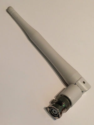 2.4GHz RP-BNC REVERSE BNC RUBBER ANTENNA HIGH GAIN +8dBi bsa5b
