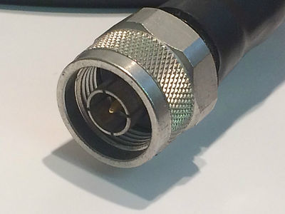 SUHNER 07262 LOW LOSS HIGH POWER N TYPE CABLE 1.95M LONG PREMIUM QUALITY ad1~9