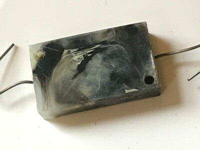 2700pF 350V 2% VINTAGE TCC MICA CAPACITOR BEAUTIFUL LIKE TECH ART ! fd6d26