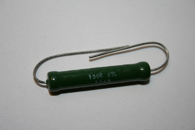 130 Ohm 9W ERG VINTAGE WIRE WOUND RESISTOR fd2k11