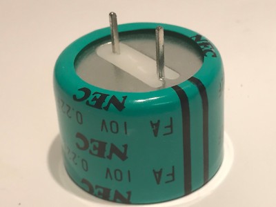0.22F 10V LARGE - HIGH CURRENT NEC BACK-UP SUPER CAPACITOR FA1A224Z fba26b