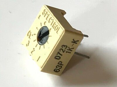 SPECTROL 1K HORIZONTAL PRESET PREMIUM QUALITY VARIABLE RESISTOR (x1) fd5f65