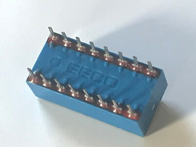 8 WAY DIL PCB MOUNT DUAL IN LINE DIP SWITCH PREMIUM QUALITY BY EECO fba29