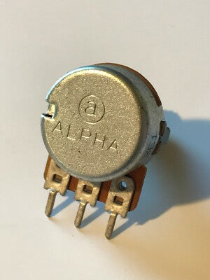 GOOD QUALITY ALPHA MINI 17MM 500K LOG PCB PINS POTENTIOMETER A500K ad1J62