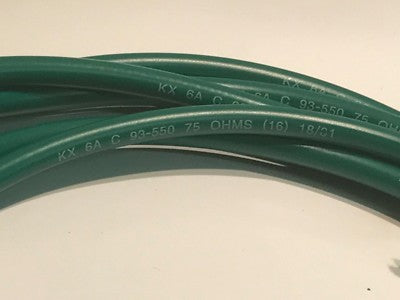 ATEM PREMIUM QUALITY 75 OHM BNC PLUG TO PLUG KX-6A COAX CABLE 3M ac1b21