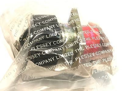 PLESSEY 971-20-7-SX 8 WAY MILITARY CIRCULAR HEAVY DUTY CONNECTOR AND CAP fcd3J