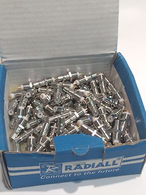 SINGLE HOLE CHASSIS MOUNT QMA FEMALE PANEL SOCKET RADIALL R123.555.020 ad2z5