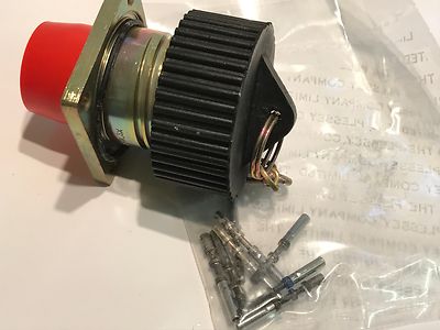 PLESSEY 971-20-7-SX 8 WAY MILITARY CIRCULAR HEAVY DUTY CONNECTOR AND CAP fcd3J