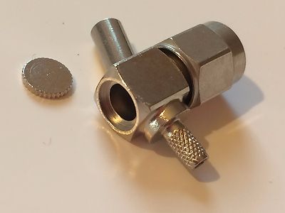 SMA RIGHT ANGLE MALE PLUG FOR RG174 188 RS 112-2735 BY IMS ae1y25