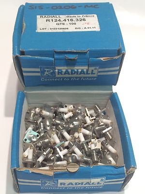 4 HOLE CHASSIS MOUNT SMA FEMALE BEST QUALITY RADIALL R124.416.326 ad2z6