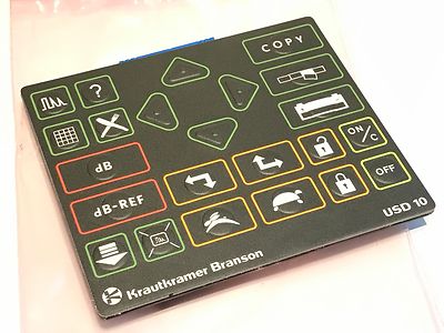 KRAUTKRAMER BRANSON USD 10 DETECTOR NEW SPARE PART - FRONT KEYBOARD ae1v19