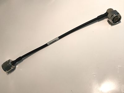 N TYPE MALE TO MALE 50 OHM SEMI RIGID FLEXIFORM CABLE ROSENBERGER 18GHz fab40