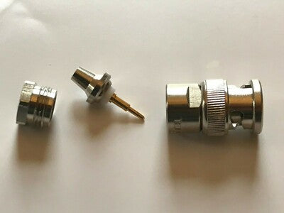 TROMPETER PL-20-2 PREMIUM SPEC BNC PLUG 50 OHM FOR RG59 fcb29.11