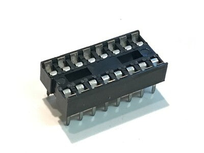 BRITISH MADE WINSLOW 16 WAY DIL IC CHIP SOCKETS BEST QUALITY (x5) bsa6d
