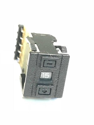 CHERRY 16 POSITION HEX OUTPUT THUMBWHEEL PUSH WHEEL SWITCH PHGA-3114 ad1a12