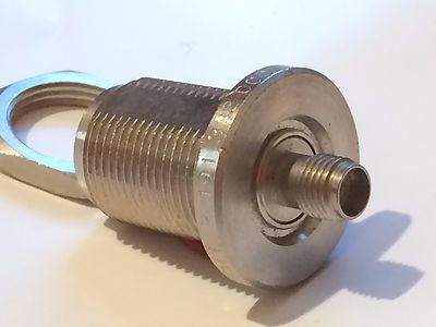 RADIALL R191332000 N TYPE FEMALE TO SMA FEMALE BULKHEAD ADAPTER ae1y2