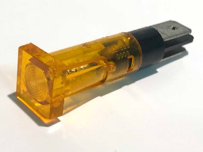 NEAT 240V 9MM ORANGE PUSH FIT SQUARE MAINS NEON WITH SPADES (X1) ac1f10