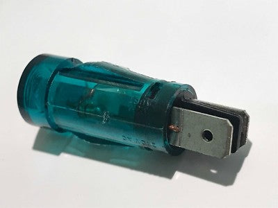 GOOD QUALITY 240V 12MM PUSH FIT PANEL NEON MAINS LAMP GREEN (X1) ac1f9