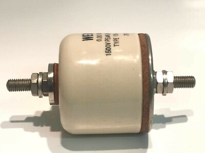 0.001uF 1500V VINTAGE WEGO RF FEED THROUGH CAPACITOR 100-1050 fbd2cL