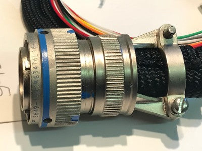 MILITARY MS3417-16N 26 WAY DEUTSCH CONNECTOR PRE-WIRED MS3476L16-26P ad1r4
