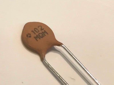 100pF 500V X5F THOMSON DISC CERAMIC CAPACITOR (x3) fd7d18