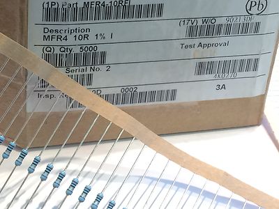 MFR4-10RFI WELWYN RESISTOR 10 OHM 1% 0.25W x4760 pcs SURPLUS STOCK ad1T21
