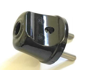 VINTAGE 2 PIN MAINS POWER PLUG BAKELITE CIRCA 1967 fd1f7