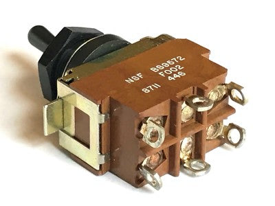 MIL SPEC 2 POLE BIAS SPRING RETURN CHANGE OVER TOGGLE SWITCH BS9572-F002 fd7b15