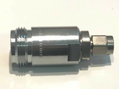 QUANTITY 5 RADIALL 3.5 SMA MALE TO PRECISION N FEMALE 18GHz RF ADAPTOR fba25