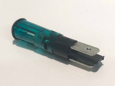 GOOD QUALITY 240V 9MM PUSH FIT PANEL GREEN ROUND NEON WITH SPADES x10 ac1f7