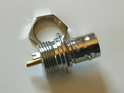 KINGS KC-79-197 SINGLE HOLE FRONT MOUNT BNC SOCKET 50 OHM PREMIUM SPEC ad1J33