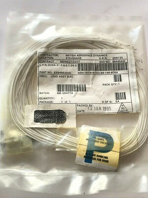 DCDA-31-P MICRO D CONNECTOR PRE-WIRED 31 WAY MALE CINCH fd7d93